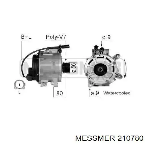 Gerador VAG 94860301505 preço, a partir de 317,54 USD