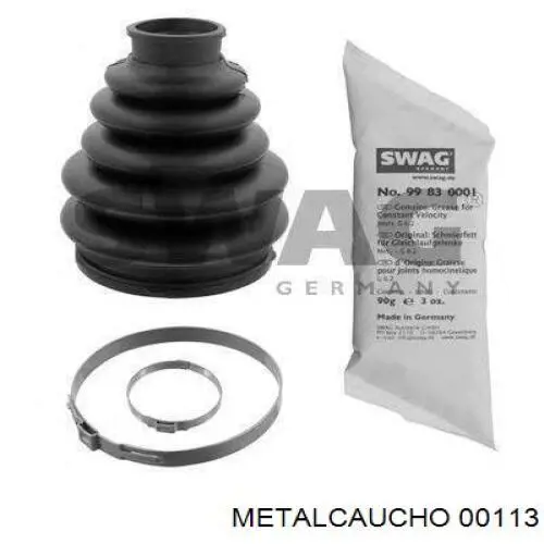 00113 Metalcaucho Bota de proteção externa de junta homocinética do semieixo dianteiro