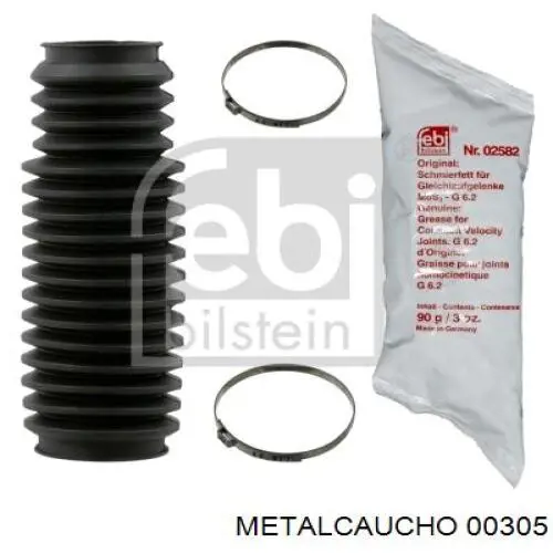Bota de proteção do mecanismo de direção (de cremalheira) Metalcaucho 00305 preço, a partir de 7,66 USD