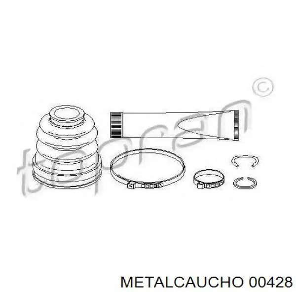 Compre 00428 Metalcaucho Bota de proteção interna de junta homocinética do semieixo dianteiro