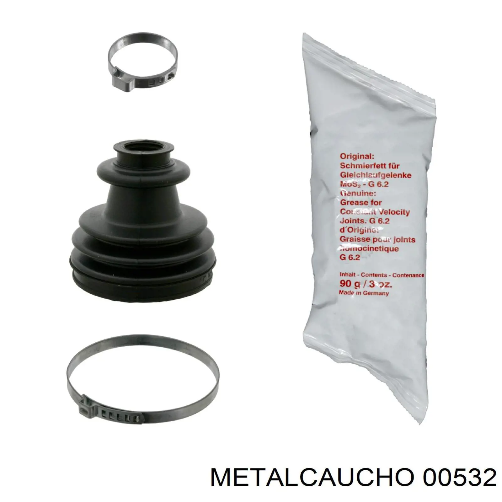 Compre 00532 Metalcaucho Bota de proteção externa de junta homocinética do semieixo dianteiro