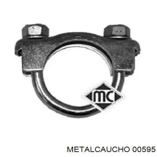 Braçadeira de silenciador dianteira Metalcaucho 00595 preço, a partir de 2,42 USD