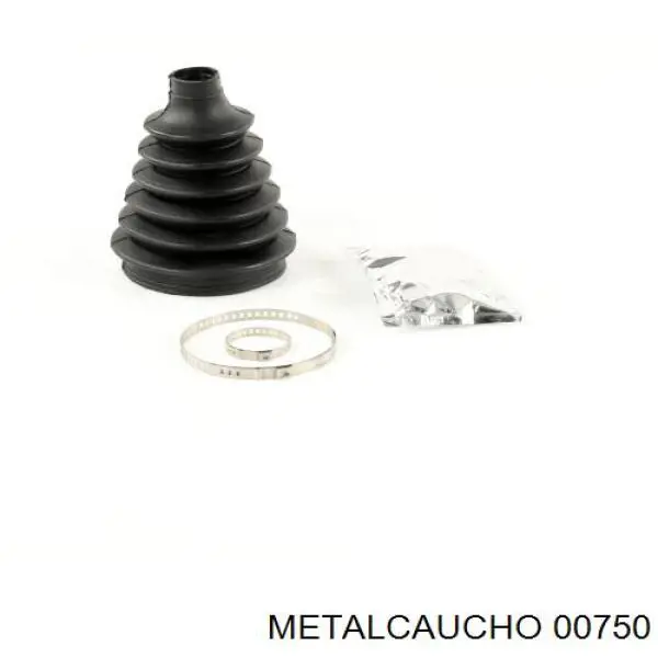 Compre 00750 Metalcaucho Bota de proteção externa de junta homocinética do semieixo dianteiro