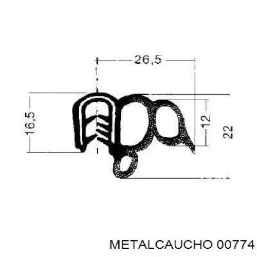 Compactador da porta dianteira esquerda (na porta) Cautex 011018 preço, a partir de 8,09 USD