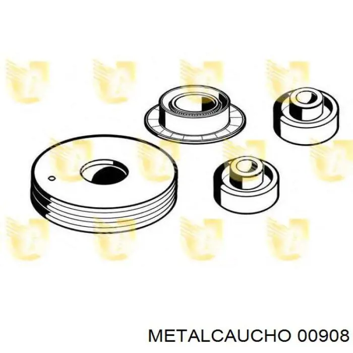 Compre 00908 Metalcaucho Vedação da haste de mudança da caixa de mudança