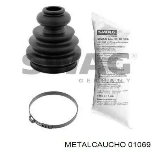 Compre 01069 Metalcaucho Bota de proteção interna de junta homocinética do semieixo dianteiro