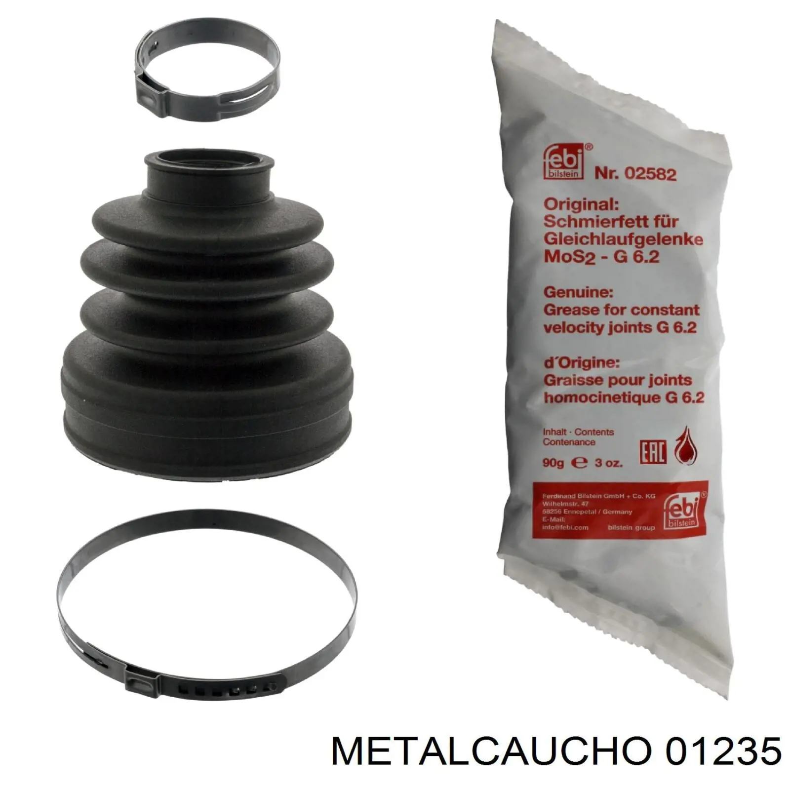 Bota de proteção interna de junta homocinética do semieixo dianteiro Metalcaucho 01235 preço, a partir de 8,16 USD