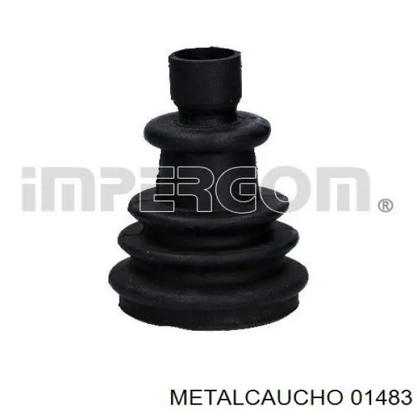 Compre 01483 Metalcaucho Bota de proteção externa de junta homocinética do semieixo dianteiro