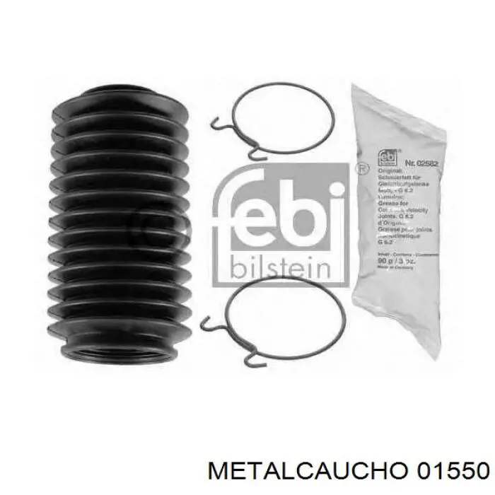 Compre 01550 Metalcaucho Bota de proteção do mecanismo de direção (de cremalheira)