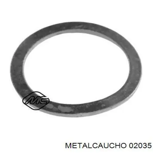 02035 Metalcaucho Vedante de rolha de panela de motor