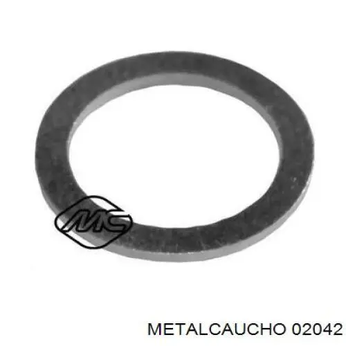 02042 Metalcaucho Vedante de rolha de panela de motor