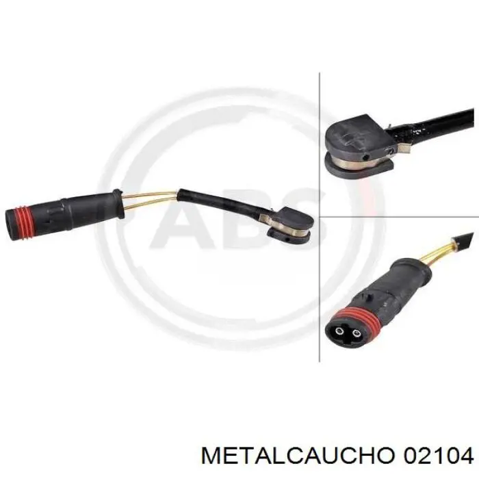 Sensor traseiro de desgaste das sapatas do freio Metalcaucho 02104 preço, a partir de 2,86 USD