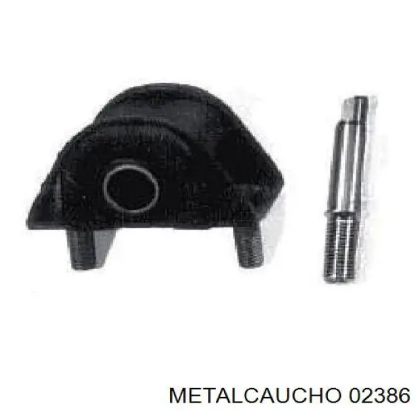 Compre 02386 Metalcaucho Bloco silencioso dianteiro do braço oscilante inferior