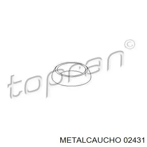 Compre 02431 Metalcaucho Vedante de tubo de admissão do silenciador