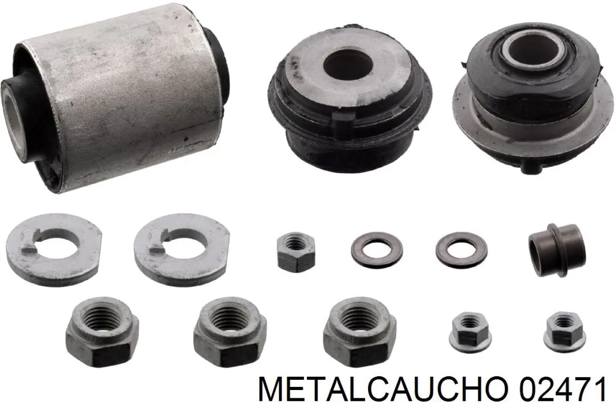 Compre 02471 Metalcaucho Bloco silencioso dianteiro do braço oscilante inferior