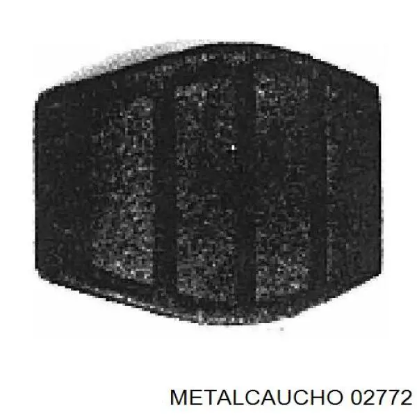 Placa sobreposta de pedal de gás (de acelerador) 2772 Metalcaucho