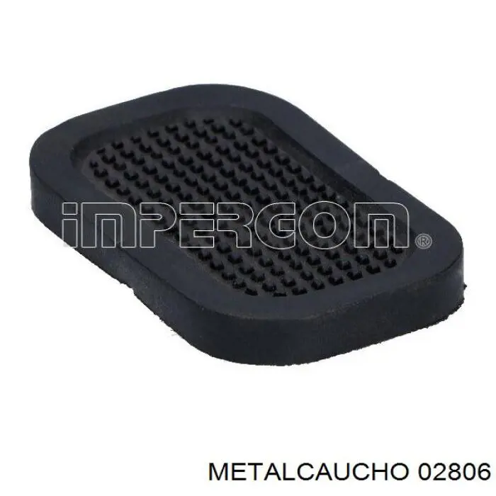 Compre 02806 Metalcaucho Placa sobreposta de pedal de embraiagem