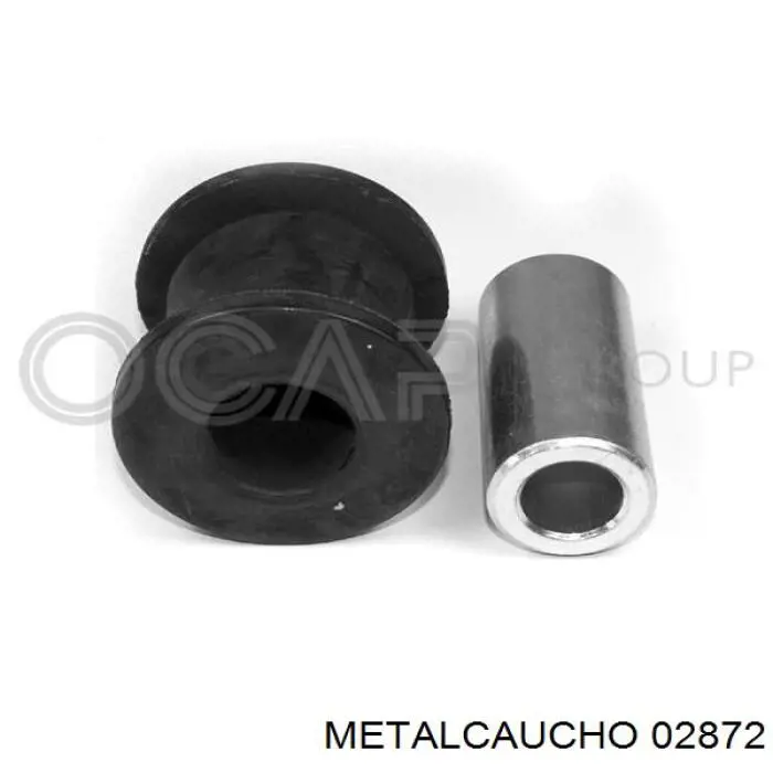 Compre 02872 Metalcaucho Bloco silencioso dianteiro do braço oscilante inferior