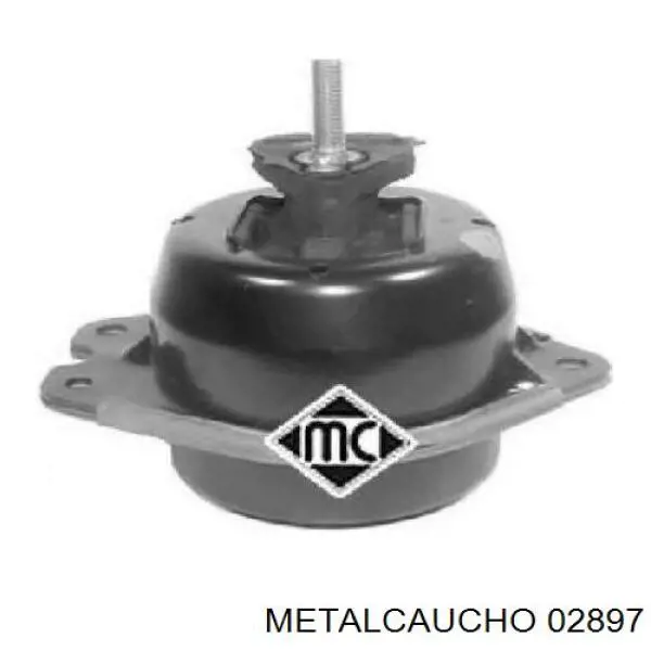 Compre 02897 Metalcaucho Coxim (suporte) direito de motor