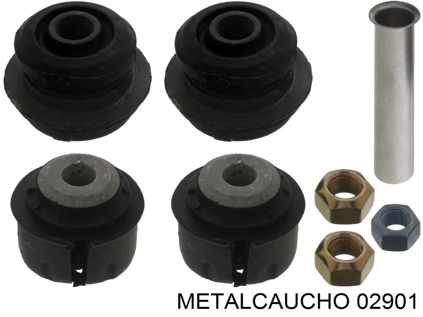 Compre 02901 Metalcaucho Bloco silencioso dianteiro do braço oscilante inferior