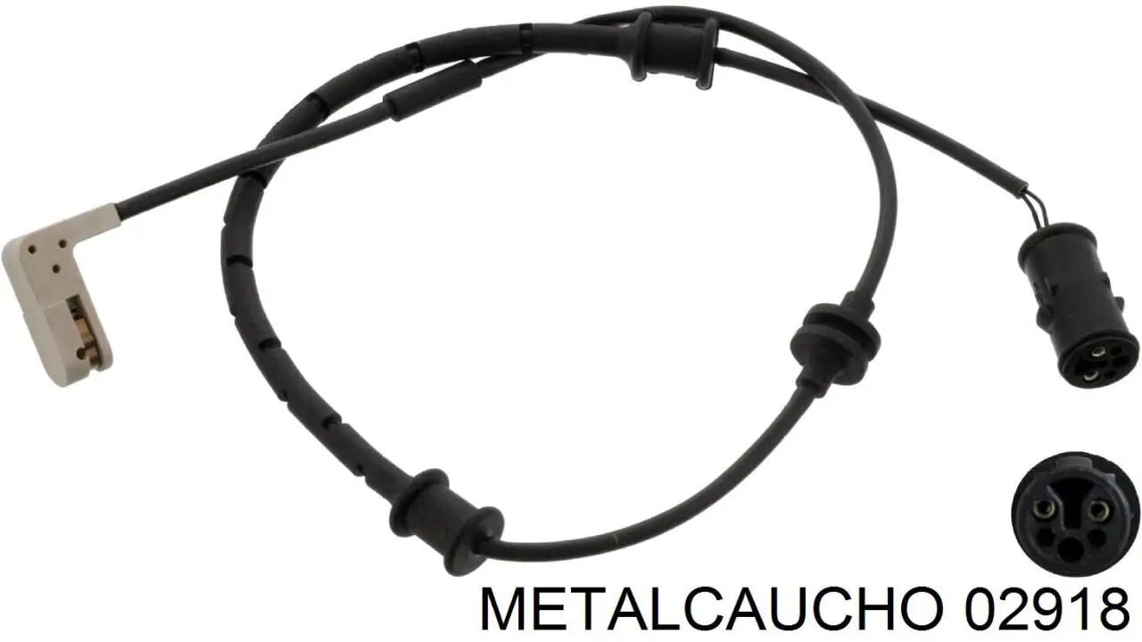 Compre 02918 Metalcaucho Suporte de amortecedor dianteiro esquerdo