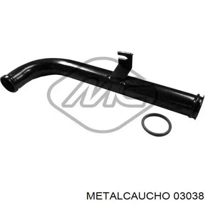 03038 Metalcaucho Mangueira (cano derivado) do sistema de esfriamento