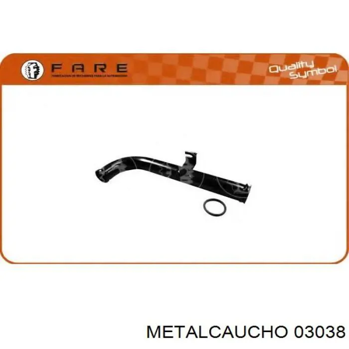 Mangueira (cano derivado) do sistema de esfriamento Metalcaucho 03038 preço, a partir de 16,74 USD