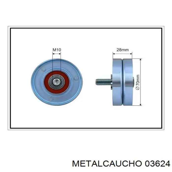 Compre 03624 Metalcaucho Caixa do termostato