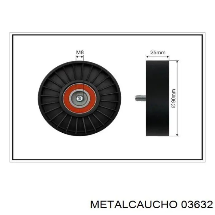 Compre 03632 Metalcaucho Tanque de expansão do sistema de esfriamento