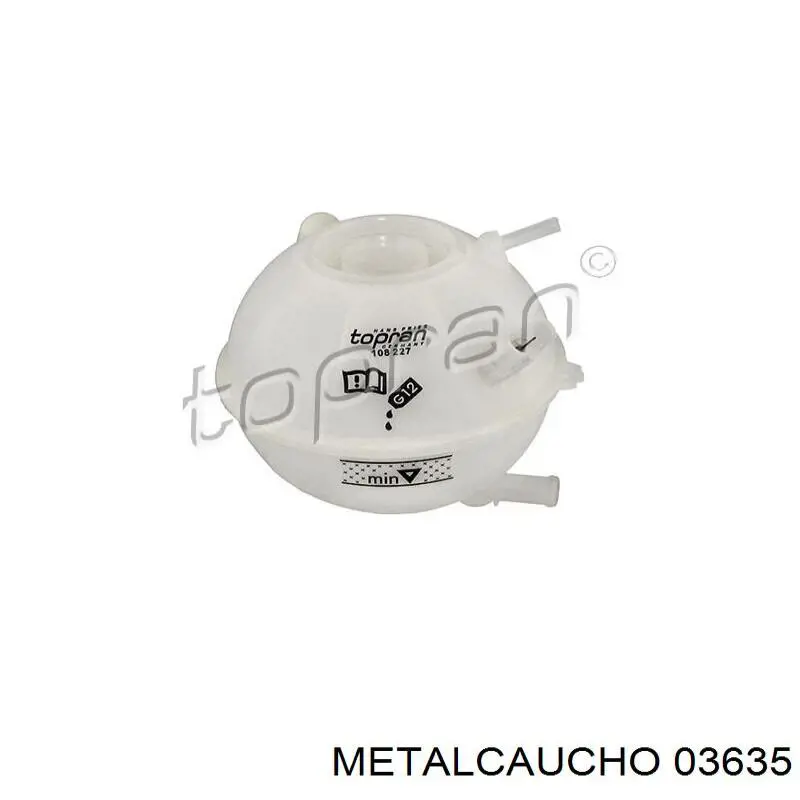 Compre 03635 Metalcaucho Tanque de expansão do sistema de esfriamento
