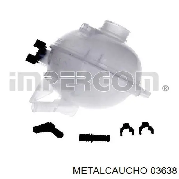 Compre 03638 Metalcaucho Tanque de expansão do sistema de esfriamento