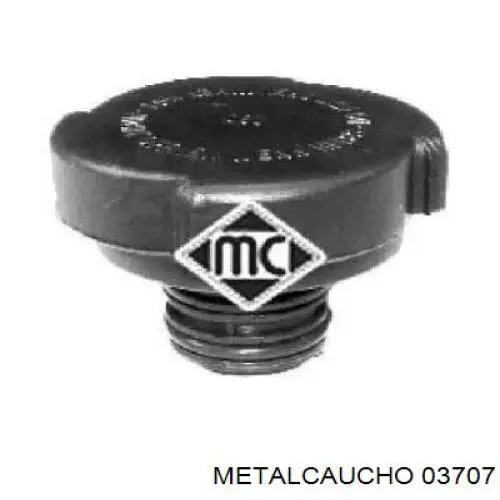 Compre 03707 Metalcaucho Tampa (tampão) do radiador