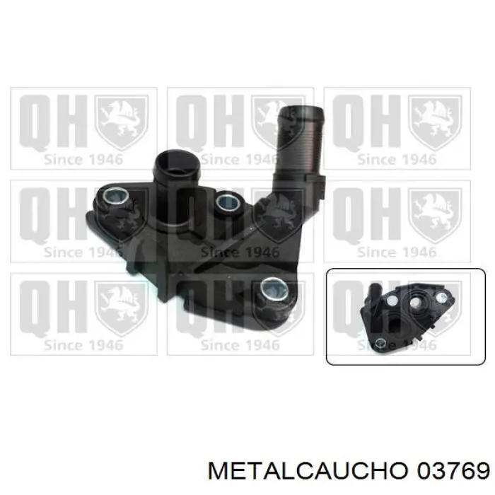 Flange do sistema de esfriamento (união em T) Metalcaucho 03769 preço, a partir de 15,52 USD