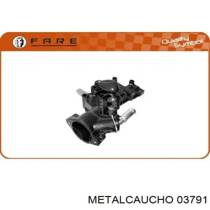 03791 Metalcaucho Caixa do termostato