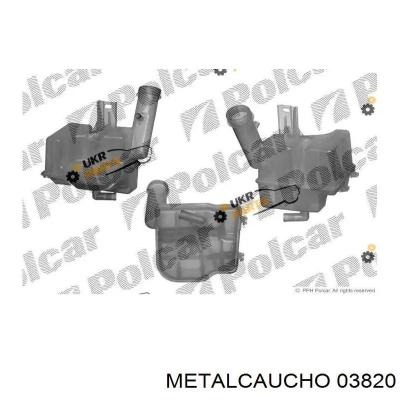 Compre 03820 Metalcaucho Tanque de expansão do sistema de esfriamento