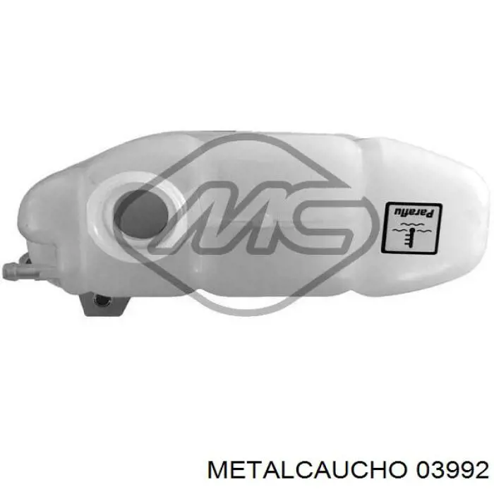 03992 Metalcaucho Tanque de expansão do sistema de esfriamento
