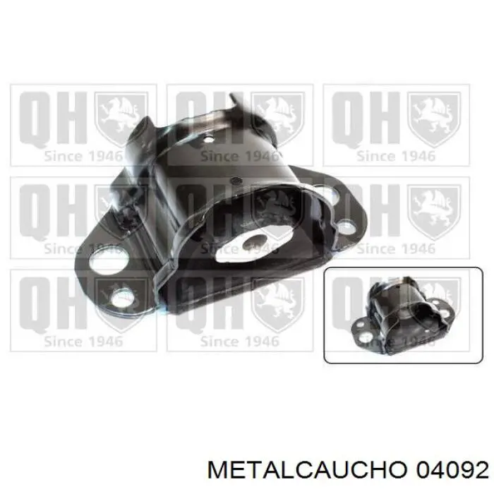 Compre 04092 Metalcaucho Coxim (suporte) direito de motor