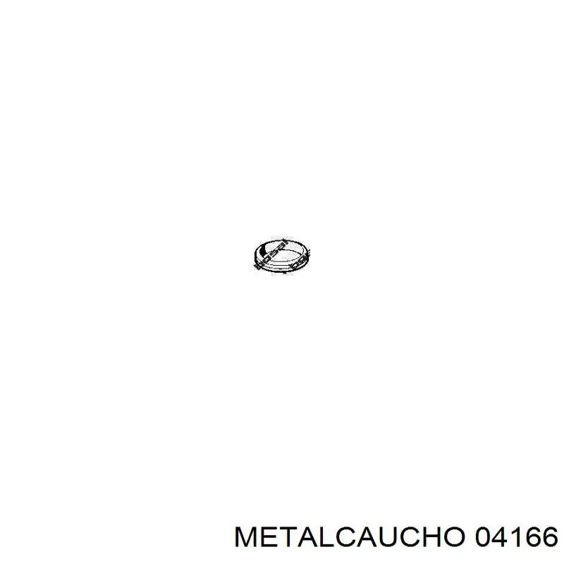 04166 Metalcaucho Vedante de tubo de admissão do silenciador