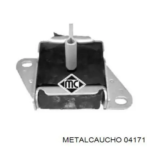 Coxim direito de transmissão (suporte da caixa de mudança) Metalcaucho 04171 preço, a partir de 37,35 USD