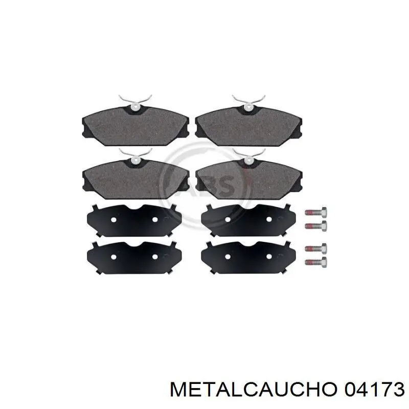 Compre 04173 Metalcaucho Pára-choque (grade de proteção) de amortecedor dianteiro + bota de proteção