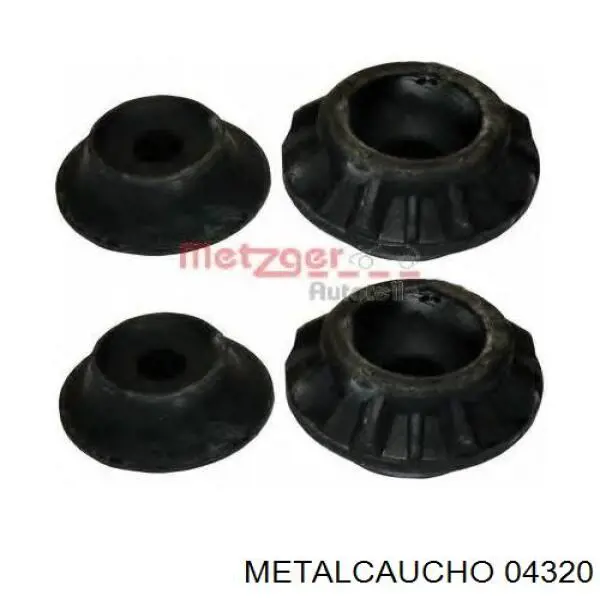 Compre 04320 Metalcaucho Suporte de amortecedor traseiro