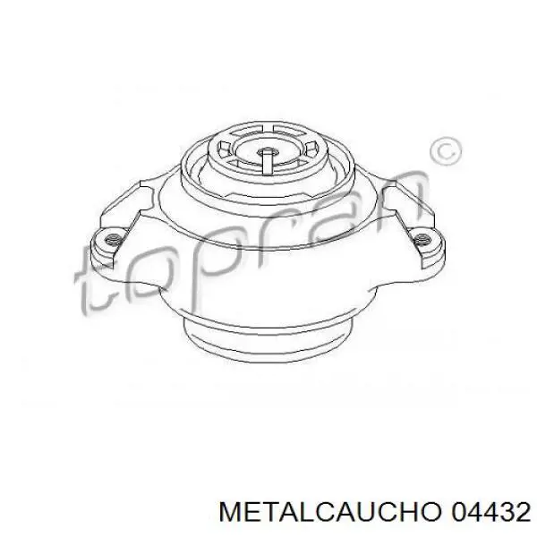 Compre 04432 Metalcaucho Coxim (suporte) direito superior de motor
