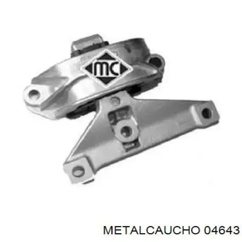 Coxim (suporte) direito de motor Metalcaucho 04643 preço, a partir de 50,26 USD