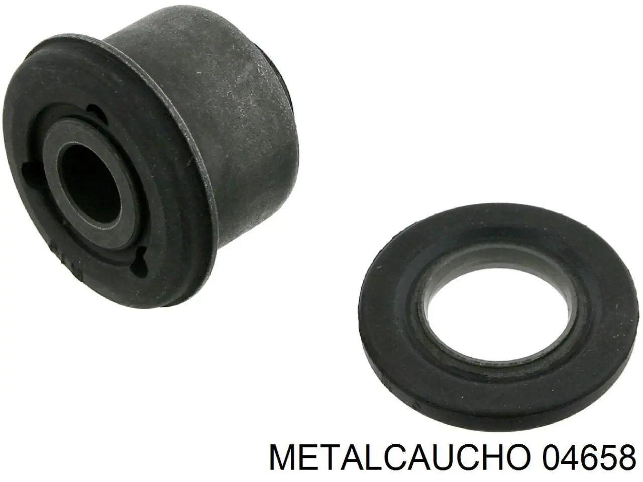 Compre 04658 Metalcaucho Bloco silencioso dianteiro do braço oscilante inferior