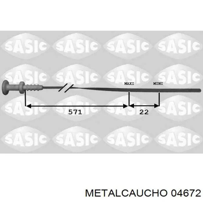 Sonda (indicador) do nível de óleo no motor Metalcaucho 04672 preço, a partir de 5,47 USD