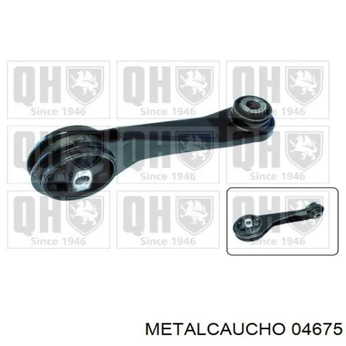 Compre 04675 Metalcaucho Coxim (suporte) traseiro de motor
