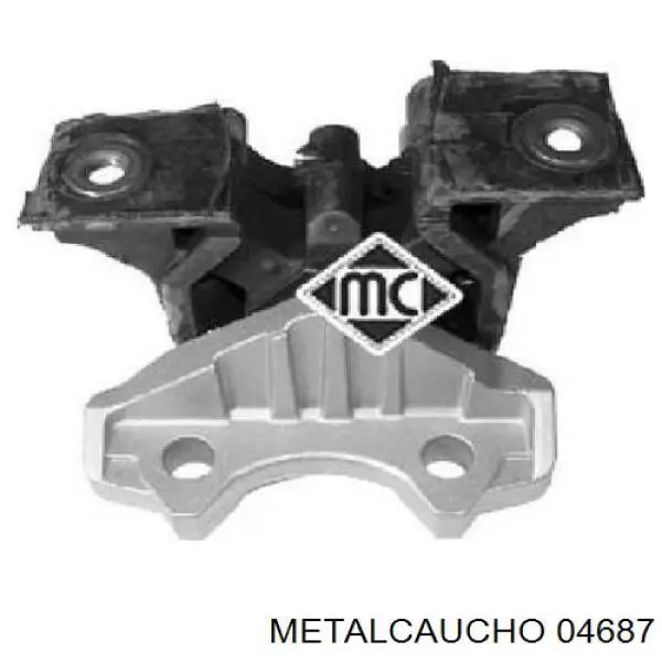 Coxim (suporte) direito de motor Metalcaucho 04687 preço, a partir de 36,85 USD