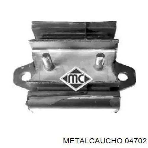 Coxim de transmissão (suporte da caixa de mudança) Metalcaucho 04702 preço, a partir de 50,51 USD