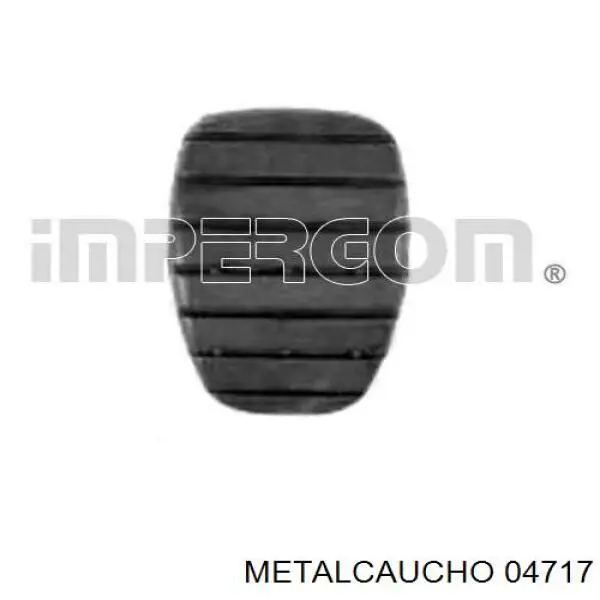 Compre 04717 Metalcaucho Placa sobreposta de pedal de embraiagem