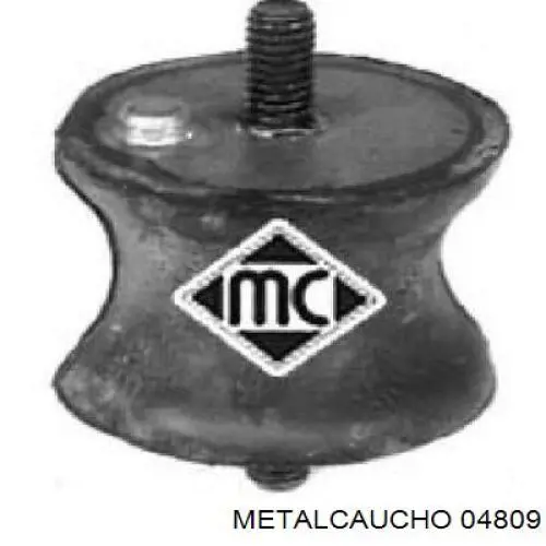 Coxim de transmissão (suporte da caixa de mudança) Metalcaucho 04809 preço, a partir de 9,50 USD